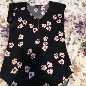 Express floral shirt