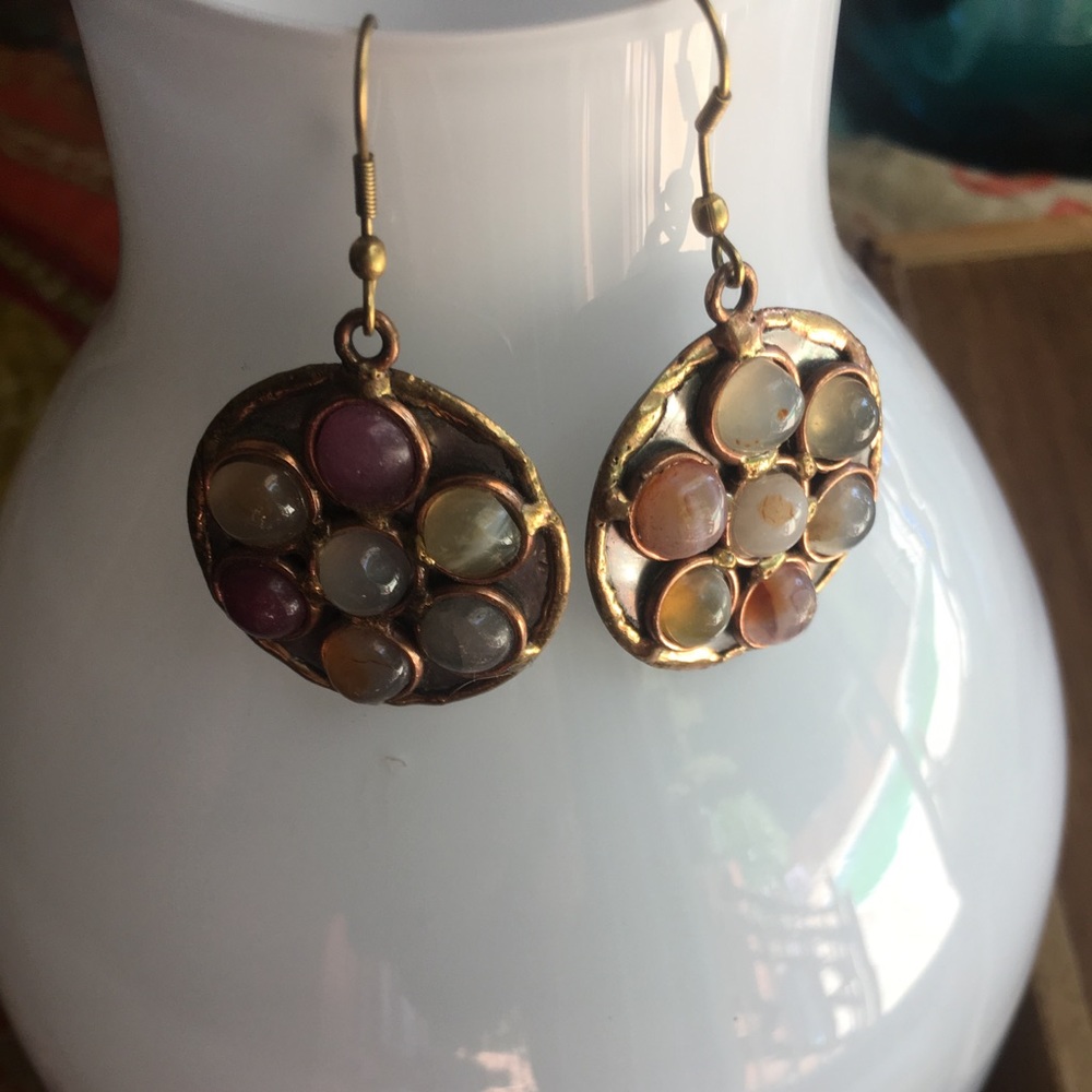 Earth tone earrings