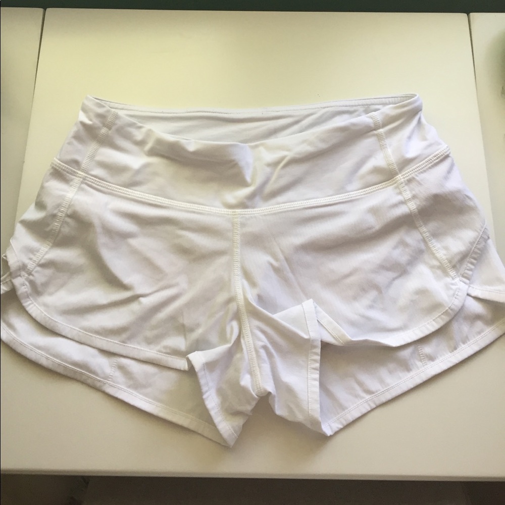 Lululemon White Shorts