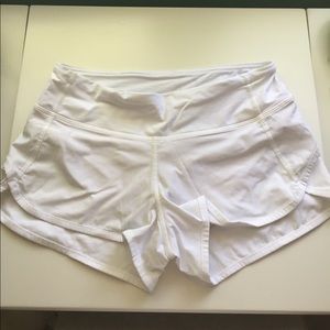 Lululemon White Shorts
