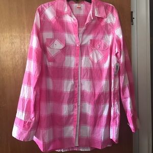NWT Walmart plaid long sleeve