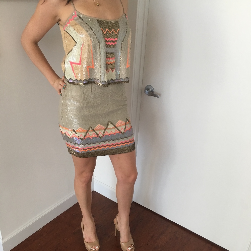 All Saints Sequin Dress