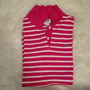 Lacoste women polo shirt size 36/S