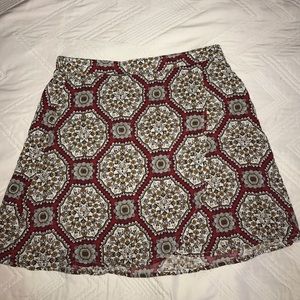 Printed skirt never worn