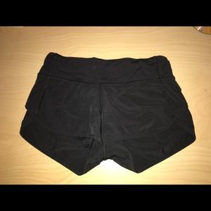 Black Lululemon Speed Short