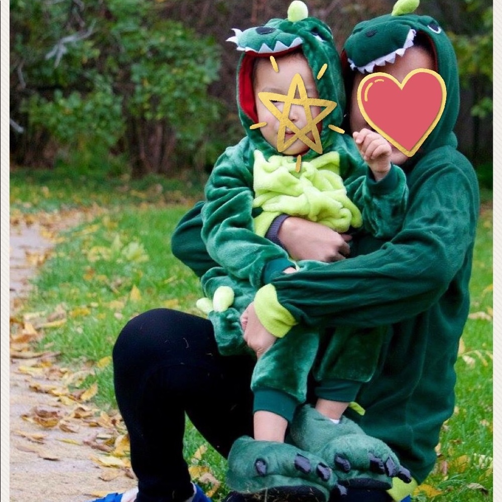 Matching Dinosaur Halloween costume