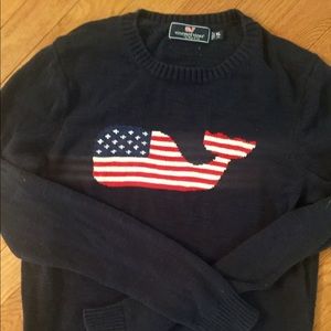 Boys XL Vineyard Vines Flag Sweater