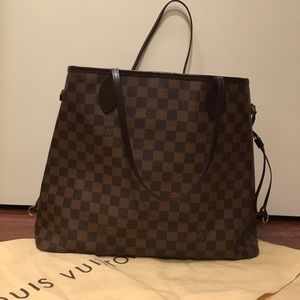 Sold!! Authentic LOUIS VUITTON Damier Neverfull