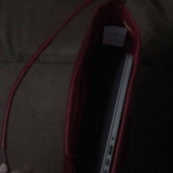 NWT calfskin classic red leather Coach bag - Picture 8 of 8