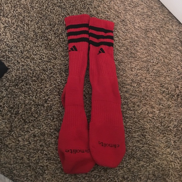 Adidas - Red Climate Socks - Picture 1 of 3