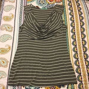 Cowl Neck Tank Top