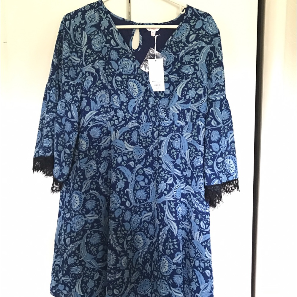 Candie's blue & black dress