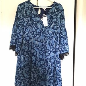 Candie's blue & black dress