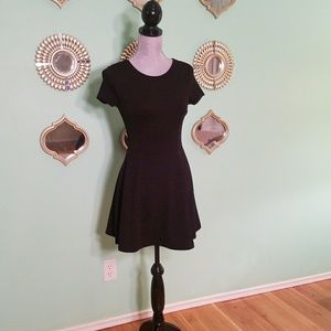 CLOSET SALE Black Circle/Skater Dress