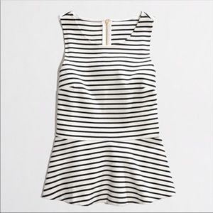 J. Crew Peplum Top Size Small Excellent Condition