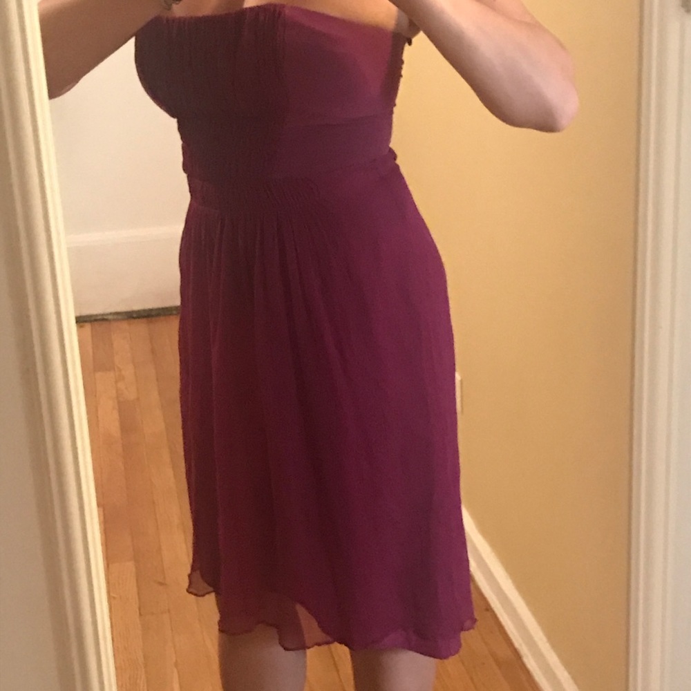 Chiffon flown dress
