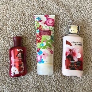 3 piece Japanese Cherry Blossom set