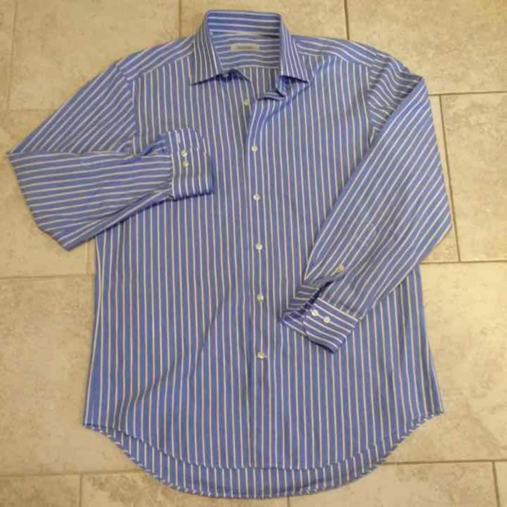 Valentino Men's Dress Shirt Men's Med