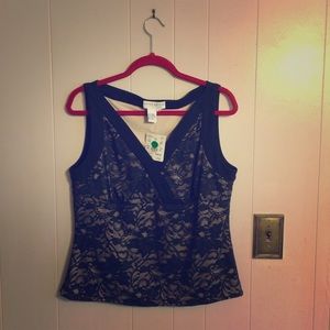 Doncaster Collection Lace v-neck Top