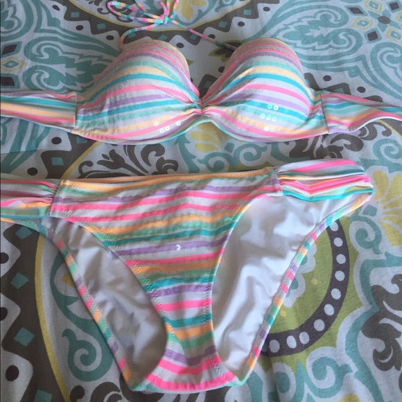 Victoria's Secret Other - Victoria's Secret stripe bikini