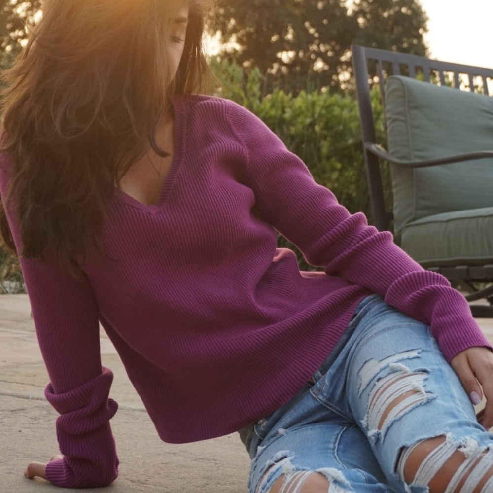 Ralph Lauren purple sweater