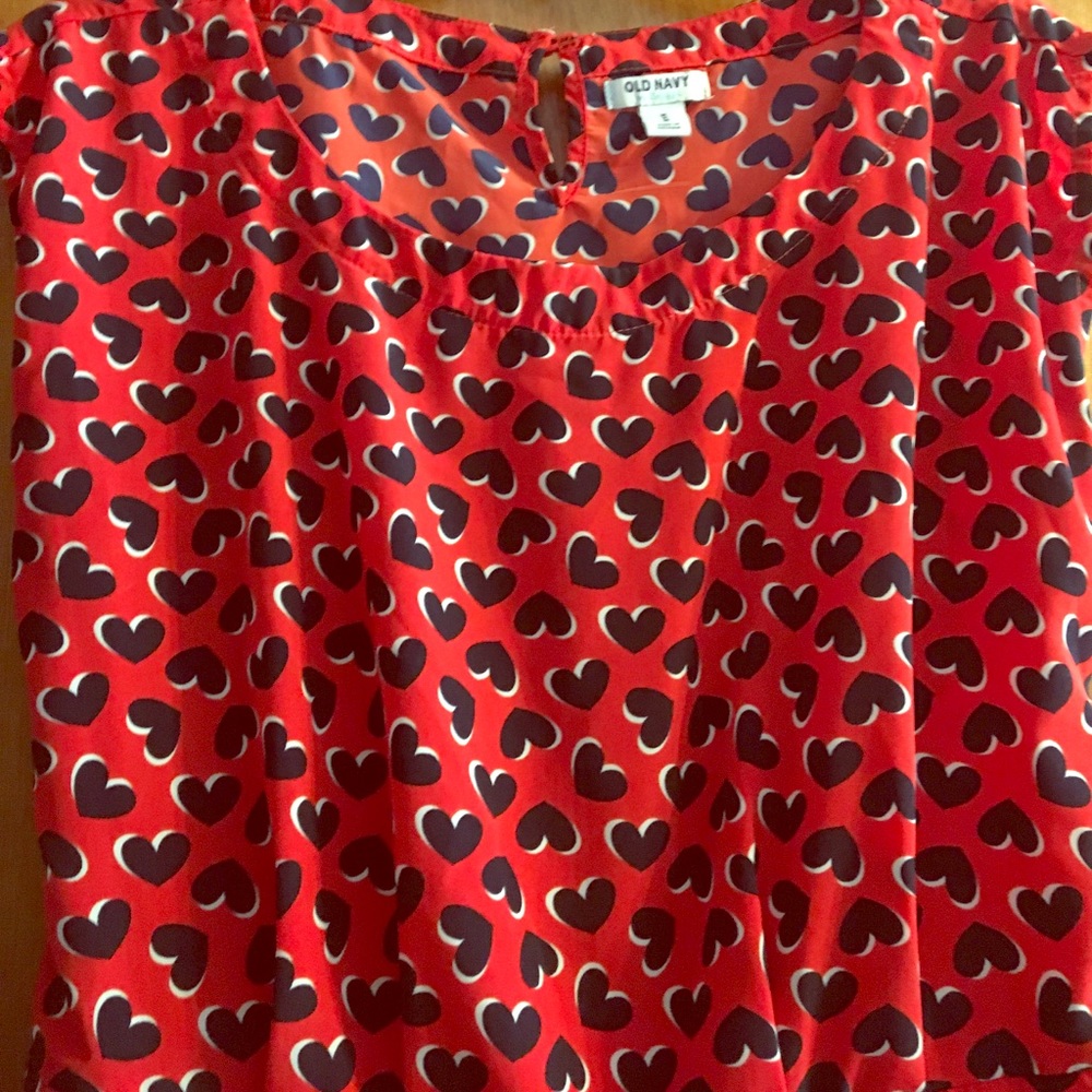 Red heart old navy dress