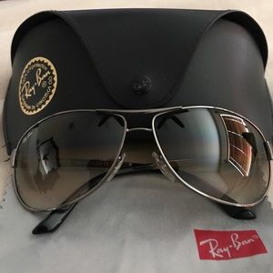 💯Auth. Ray.BanWarriorAvaitor 🕶in brown/gun metal