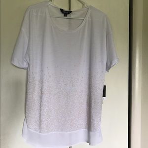 Simply Vera white shirt with accents