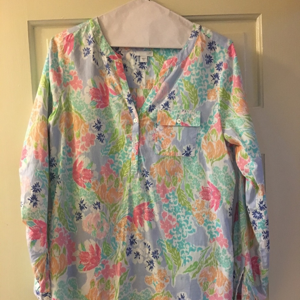 Colorful breezy tunic