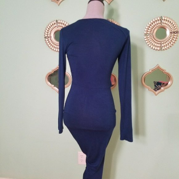 CLOSET SALE Tobi Jewel Green Asymmetrical Dress - Picture 6 of 6