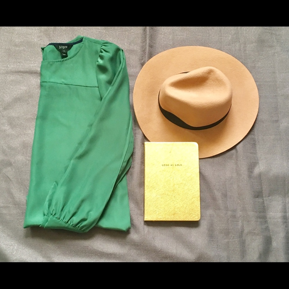Sale J. Crew Green Blouse