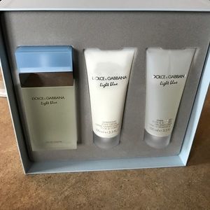 DOLCE & GABBANA Light Blue Perfume Gift Set New
