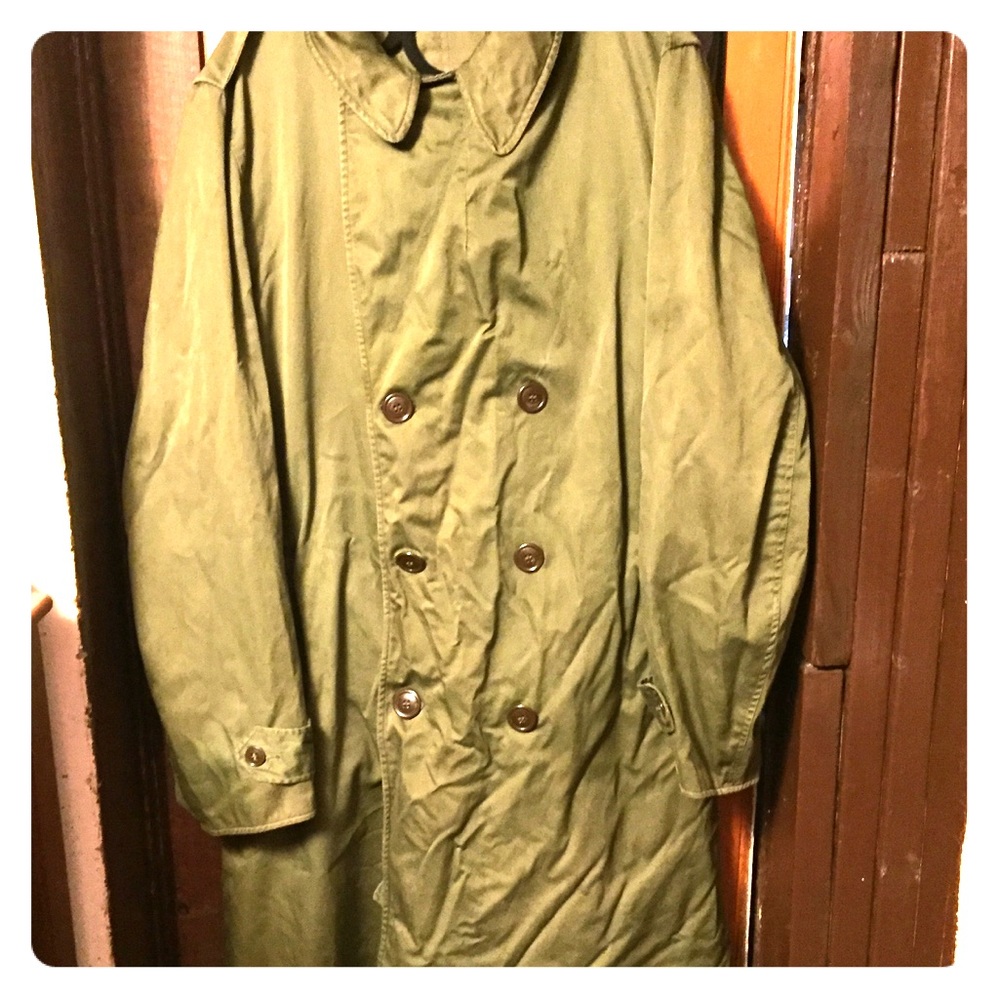 Military Trench Coat L/XL