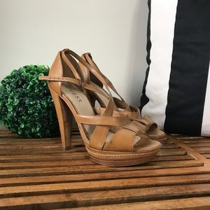 Guess Tan High Heels