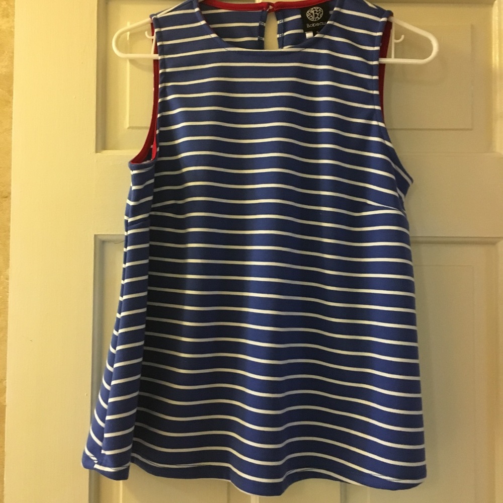 Bobeau striped swing top