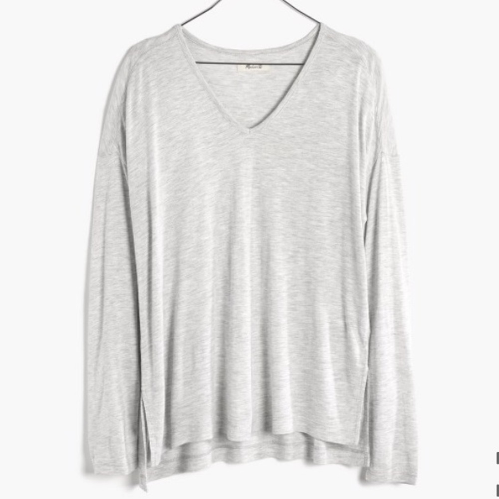 Madewell Anthem Long-Sleeve V-Neck Tee