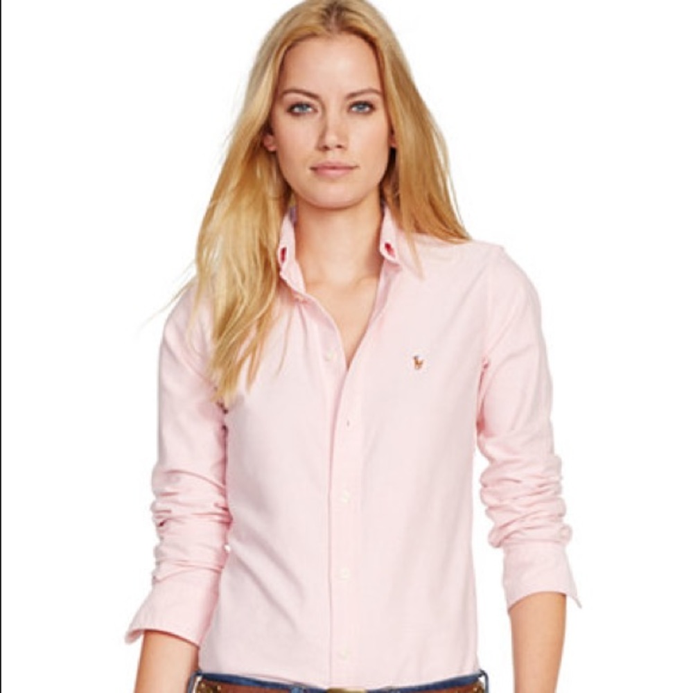 Pink Ralph Lauren Long sleeve shirt
