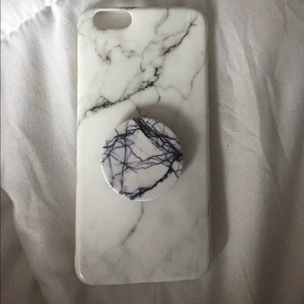 I phone 6 case with pop socket