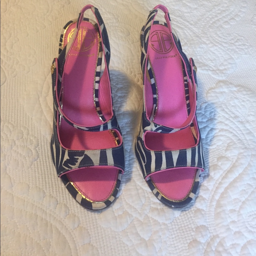 Lilly Pulitzer wedges