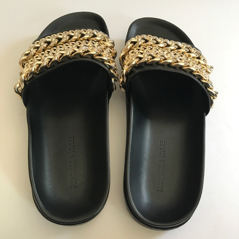 Kendall + Kylie Shiloh Chain Link Platform Slides - Picture 3 of 6