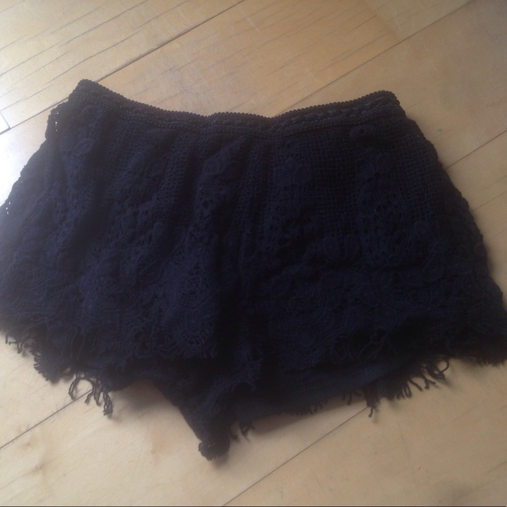 Crochet shorts