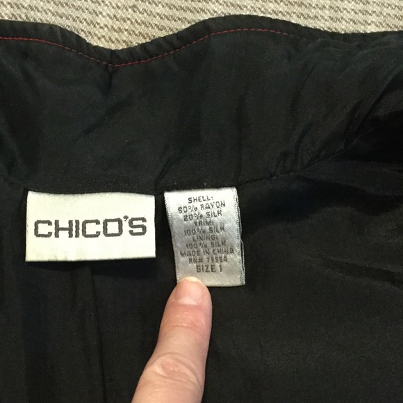 ✅ Chico's | Silk Vest - Red | Size 1 - Picture 8 of 8