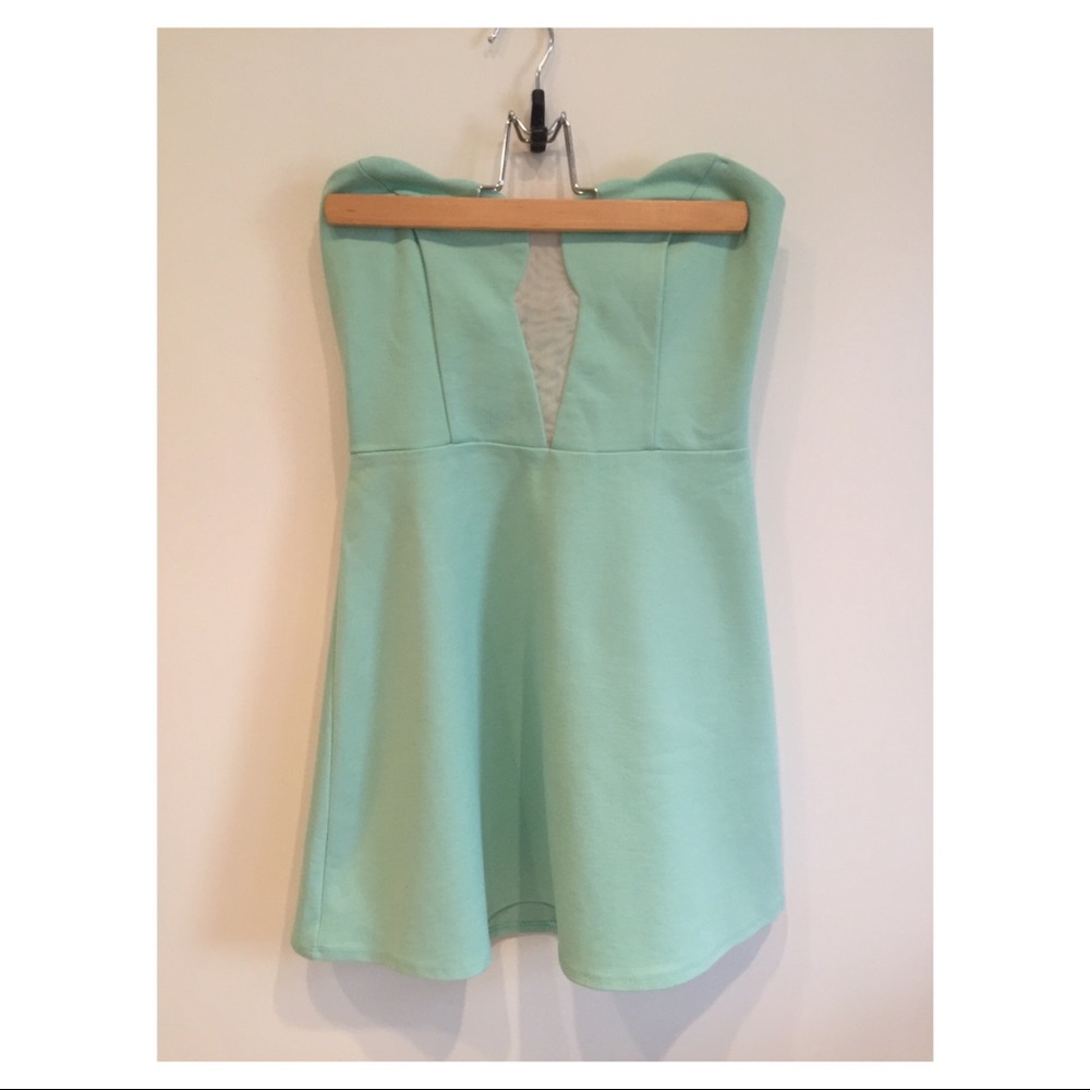 Mint Green Mini Dress 👗