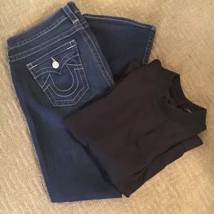 True Religion boot cut jeans