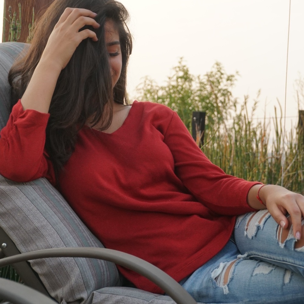 Dressbarn half sleeve sweater