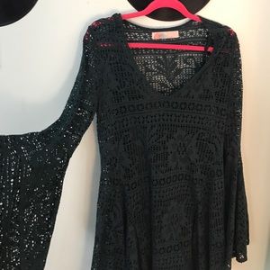 Free people bell sleeve dress