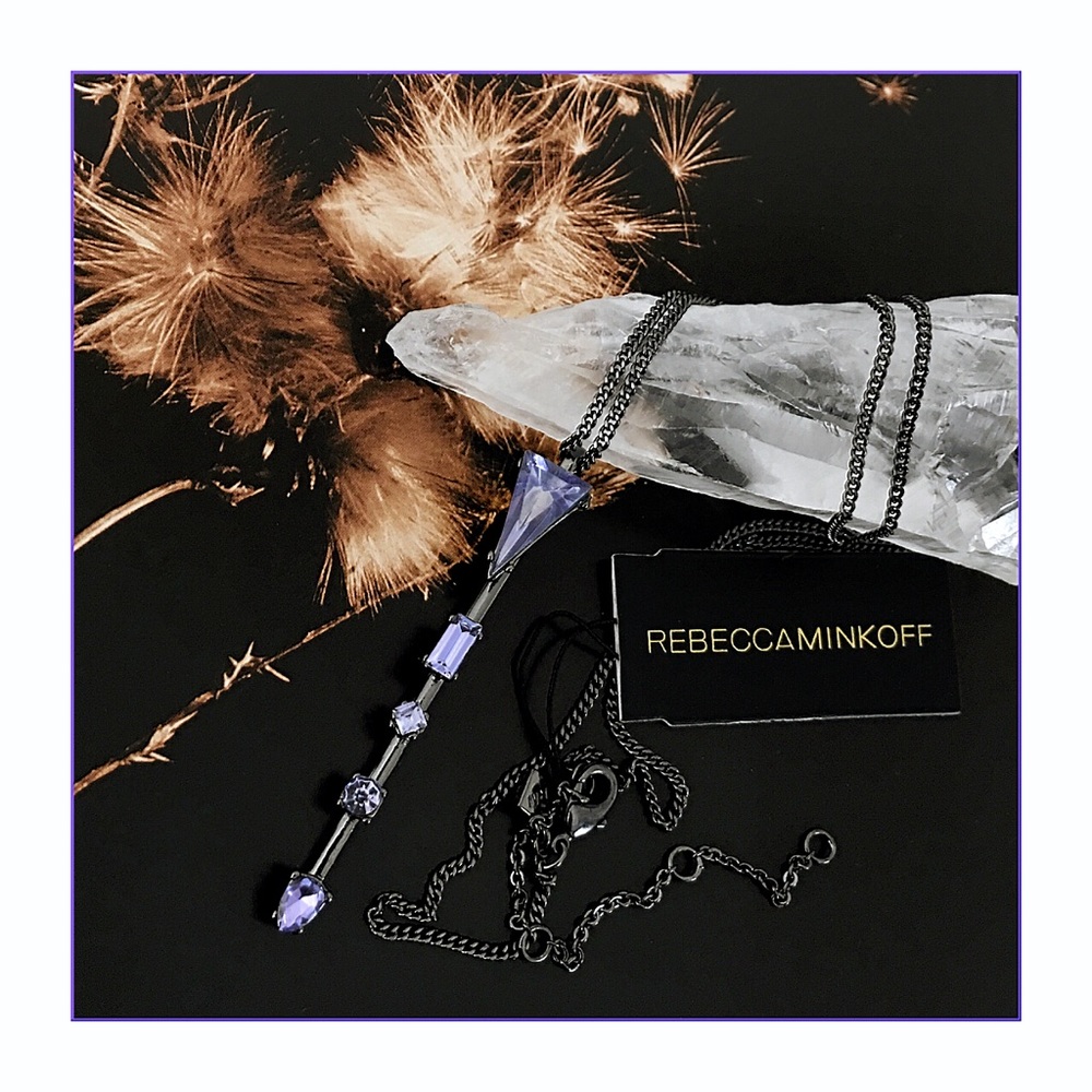✨Rebecca Minkoff Multi Stone Long Pendant Necklace