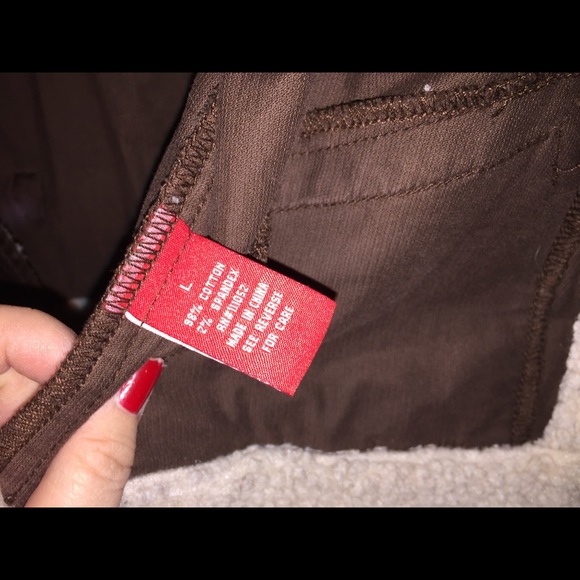 Corduroy Jacket with Faux Shearling Collar - Picture 3 of 5