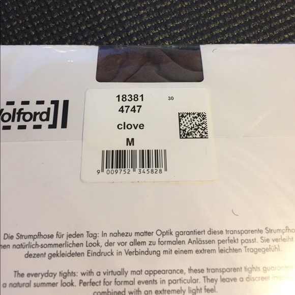 New Wolford Sheer 15 Tights - Clove Size M - Picture 3 of 7