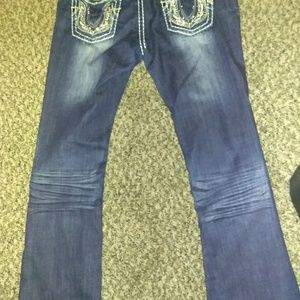 Ladies rip jeans
